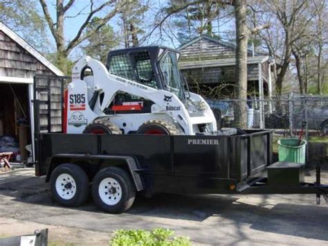 how to tie down skid steer|skid steer loader trailer.